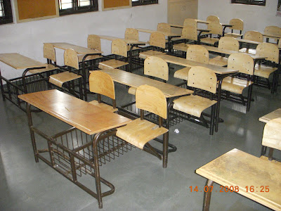 wood school furniture